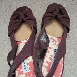 American Eagle wedge sandals